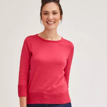 Petit pull fil d'écosse biologique coton