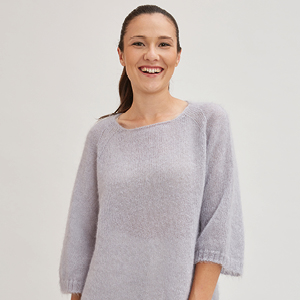 Pull ample manches 3/4 pour femme