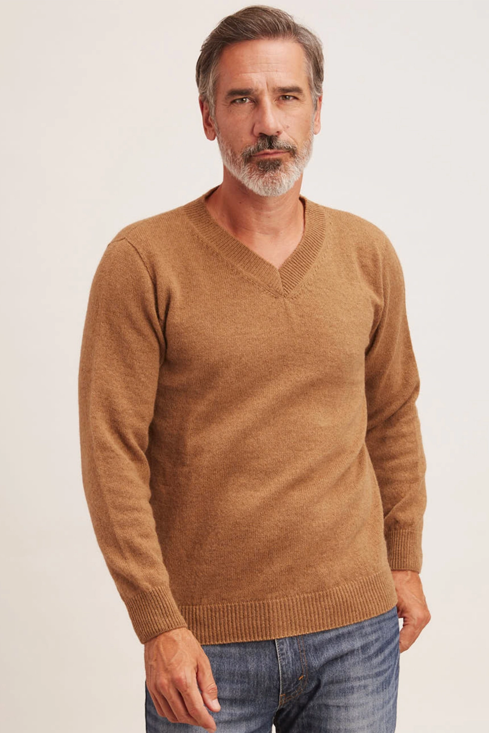 Pull laine chameau homme chapv bam 3