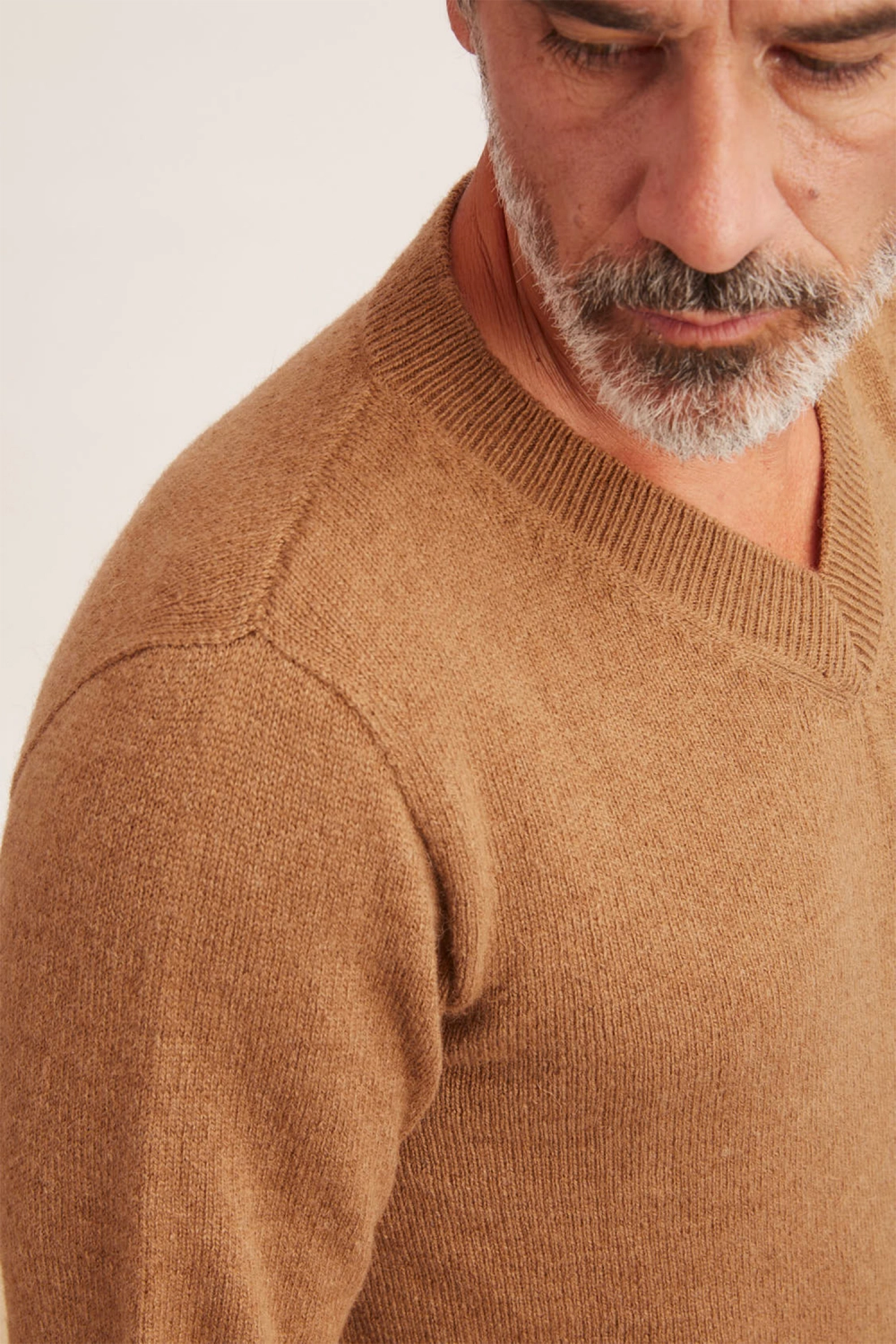 Pull laine chameau homme chapv bam 6