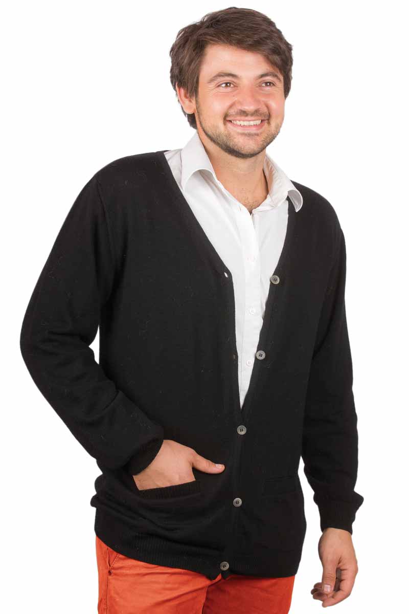 Gilet laine Homme col V Bonnes affaires