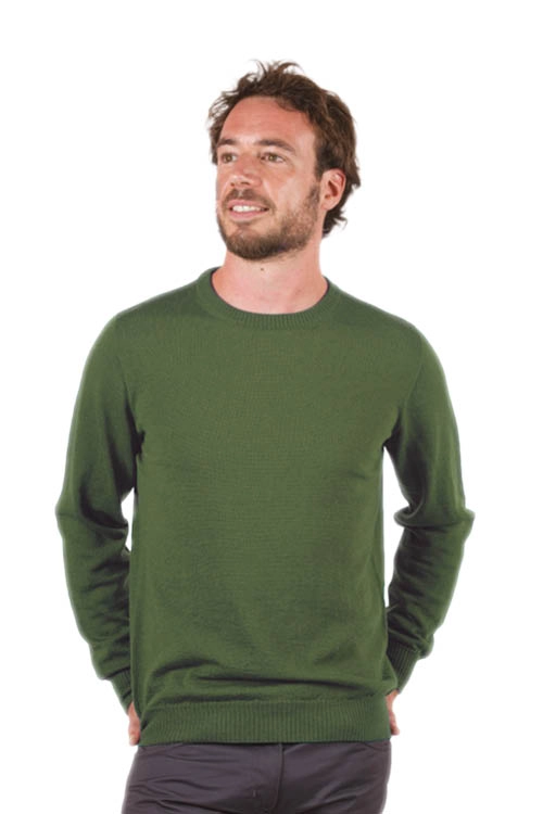Pull en laine homme col rond Bonnes Affaires