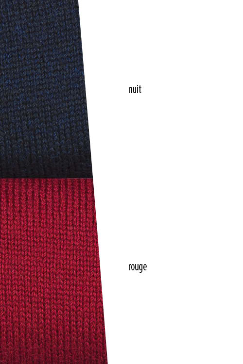 Pull laine med bam couleurs