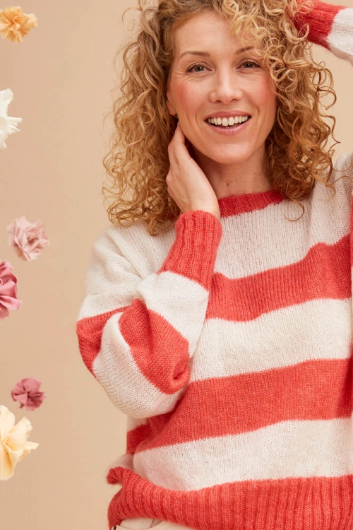 Pull laine mohair soie fantaisie fant pe24 8