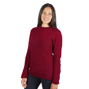 Pull en laine mohair col Rond