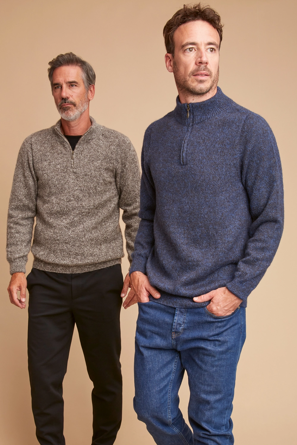Pull laine yack col chemine homme YMZ 2