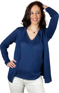 Gilet en lin - Missègle: Fabricant de pull en lin