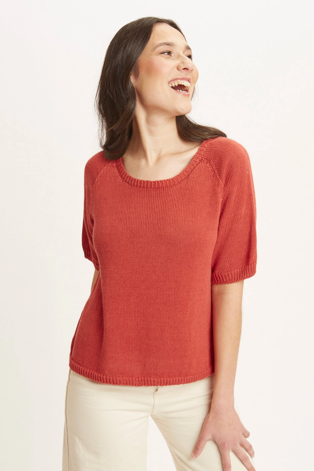 Pull manches 3 4 lin coton seacell lcstmc 6
