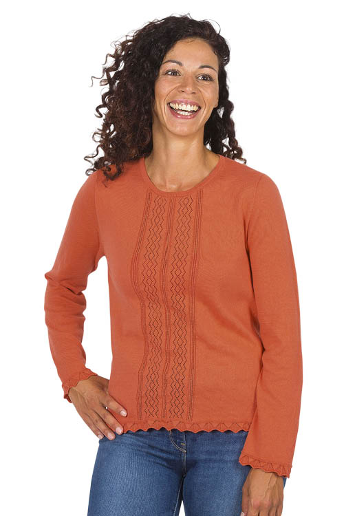 Pull dentelle seacell