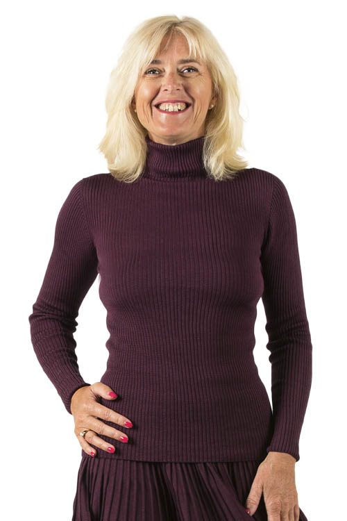 Pull 100% soie col roulé Bonnes affaires
