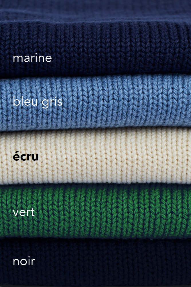 Pull tunique coton bio cmc bam couleurs
