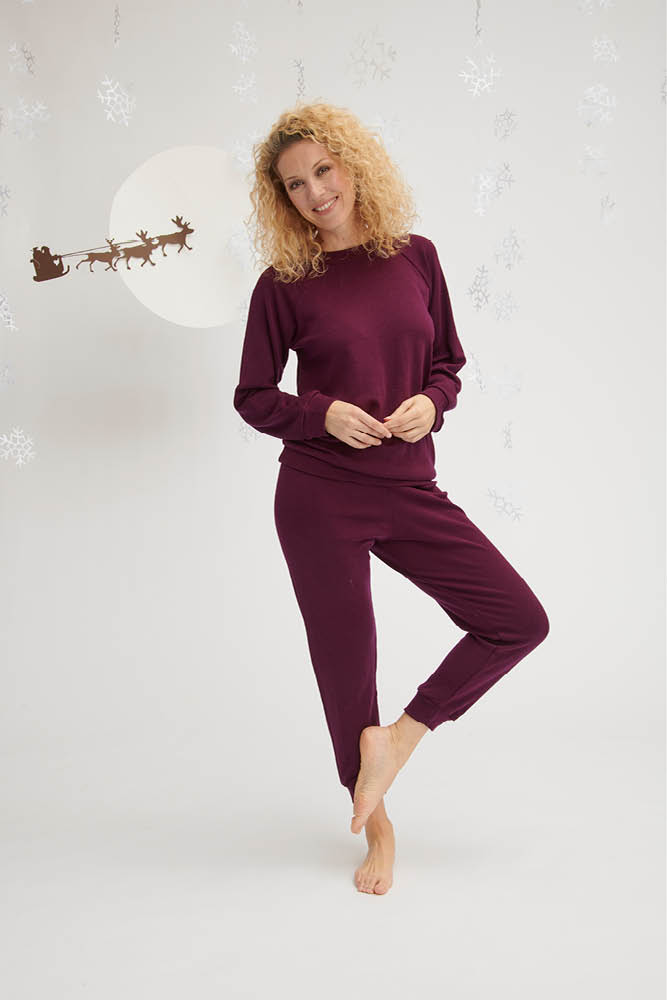 Pyjama laine femme mpyf noel C