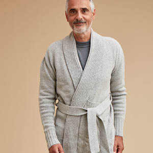 Robe de chambre laine Homme