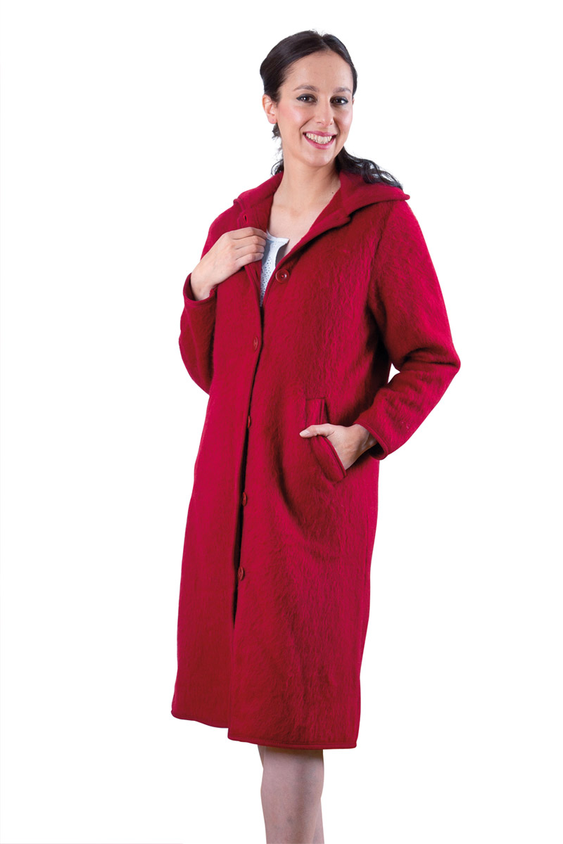 robe de chambre en laine des Pyrénées pour femmes - Missegle
