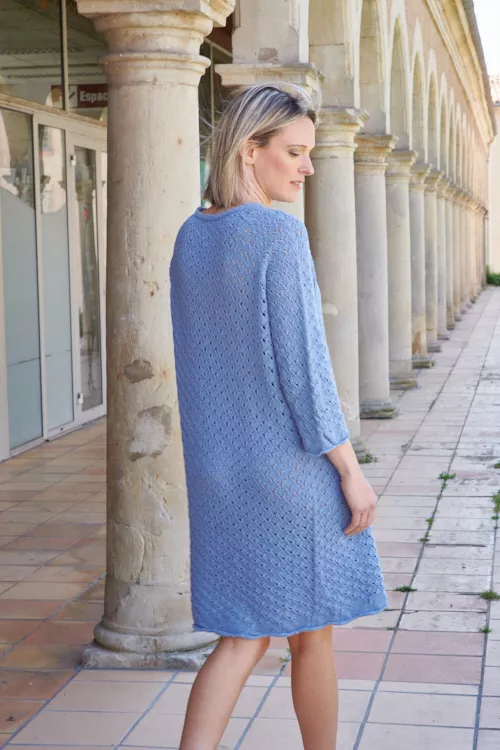 Robe courte coton recycle bobelo C