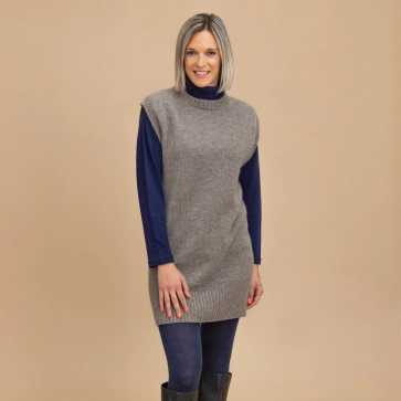 Robe en laine yack courte