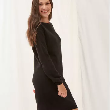 Robe en laine recyclée Alma