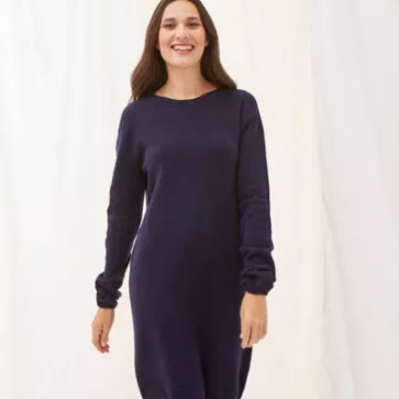 Robe en laine recyclée Alma