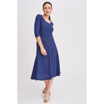 Robe en lin coton bio et seacell