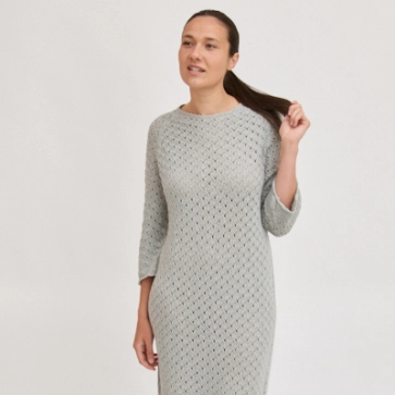 Robe longue en coton recyclé et bio