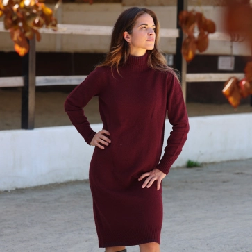 Robe en laine recyclé Chiara