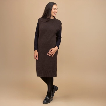 Robe en laine yack longue 