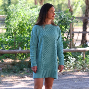 Robe en laine recyclée Rita