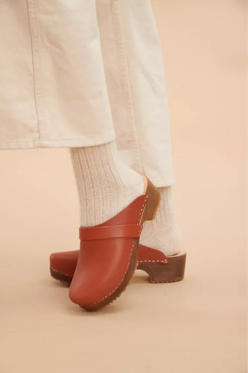 Sabot cuir bois sabot B