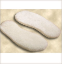 Semelle en laine de mouton