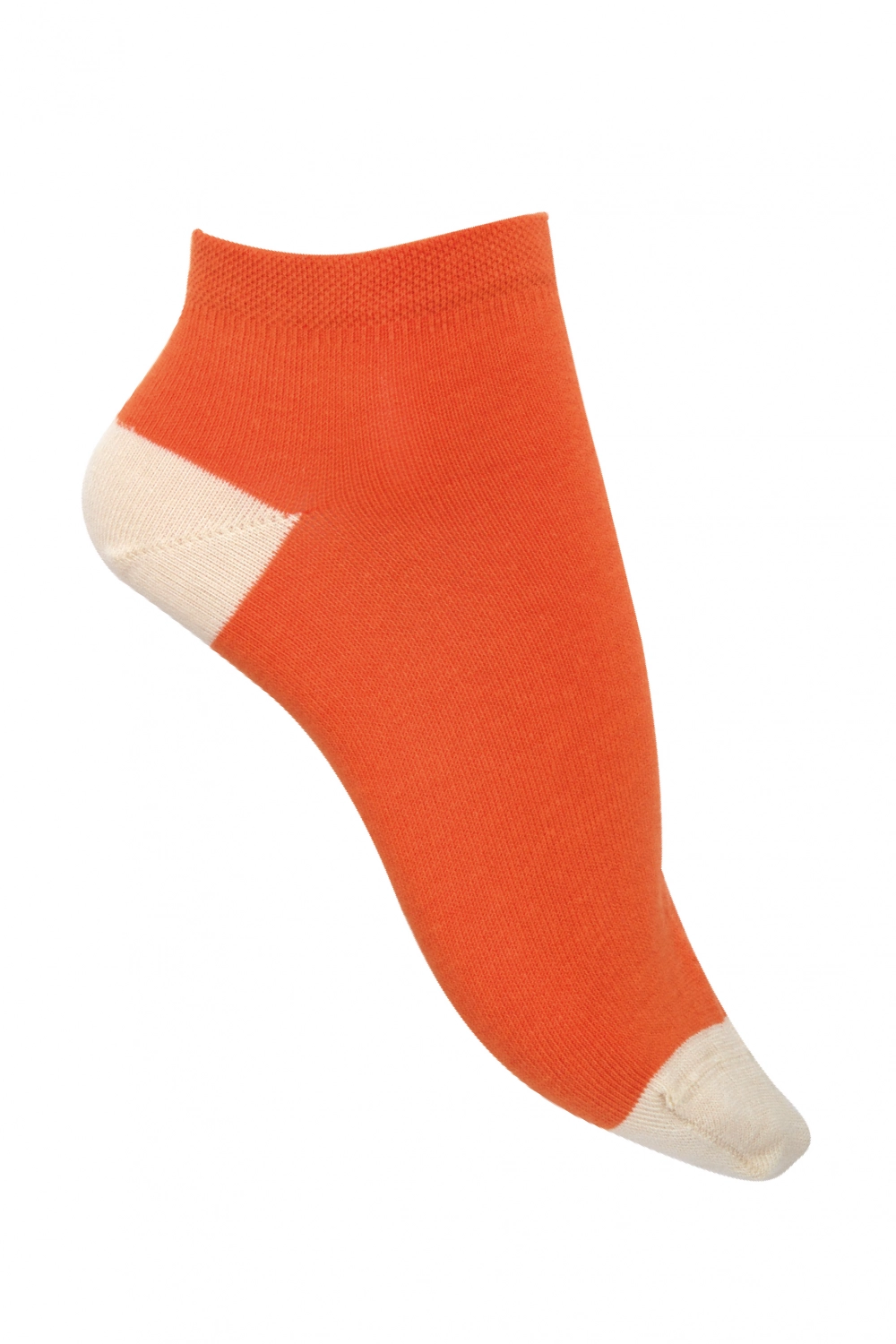 Socquettes coton bio bicolores