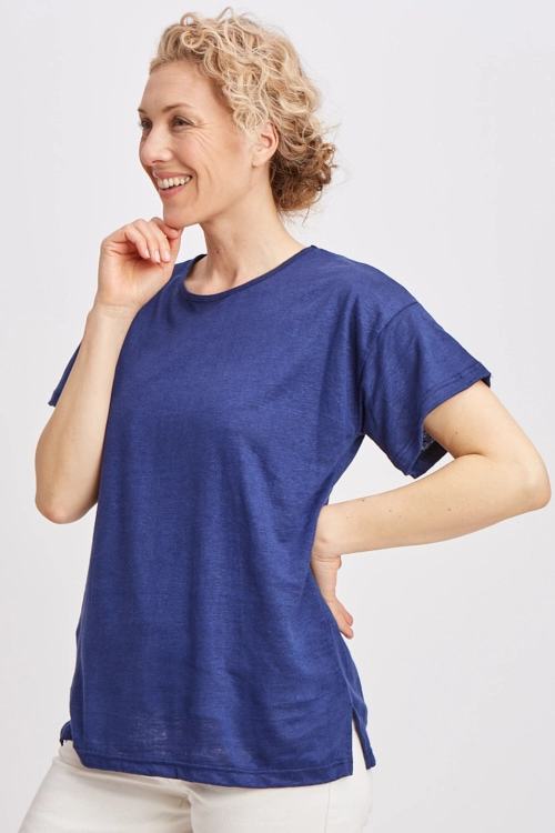 Tunique longue en lin pour femme