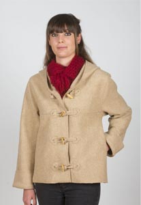 Duffle coat court femme - Missègle: vente de veste en laine