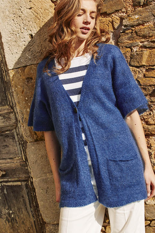 Veste laine mohair et soie Bonne affaire