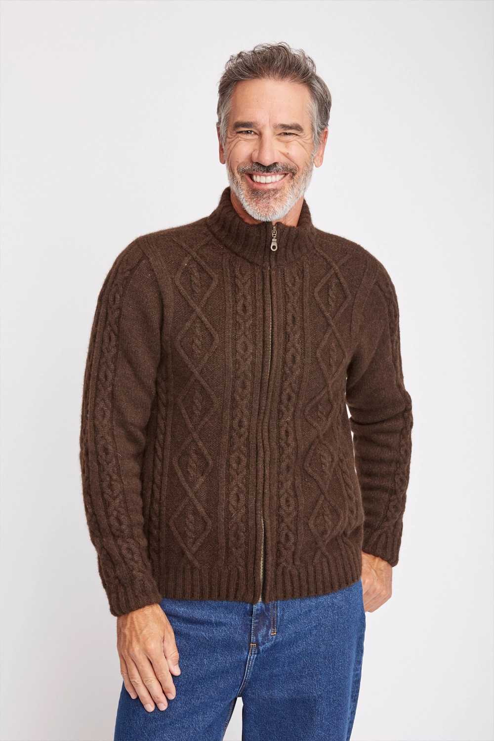 Veste laine yack pour homme