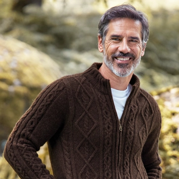 Veste laine yack pour homme