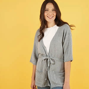 Veste Lin Coton Seacell   