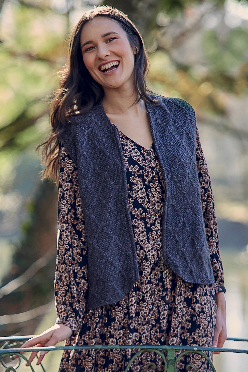 Gilet en laine sans manche yack mérinos et soie pour femme