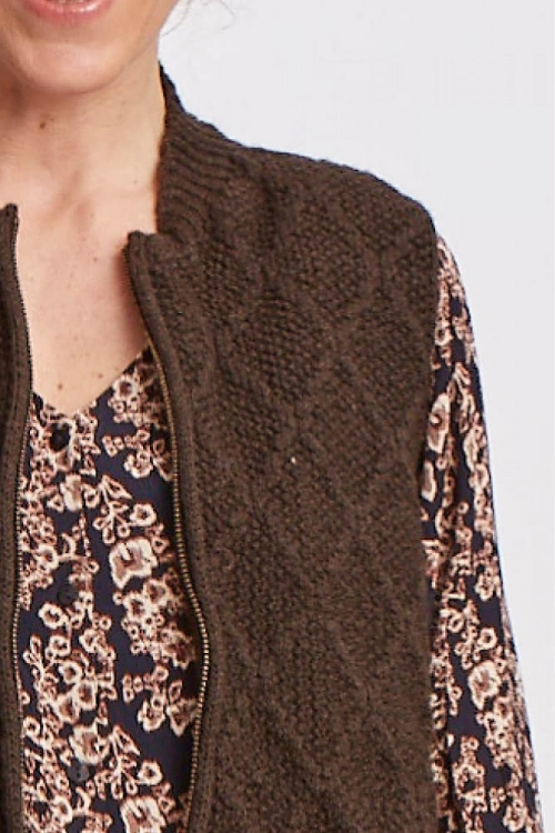 Veste sans manche yack merinos femme ymesf zoom