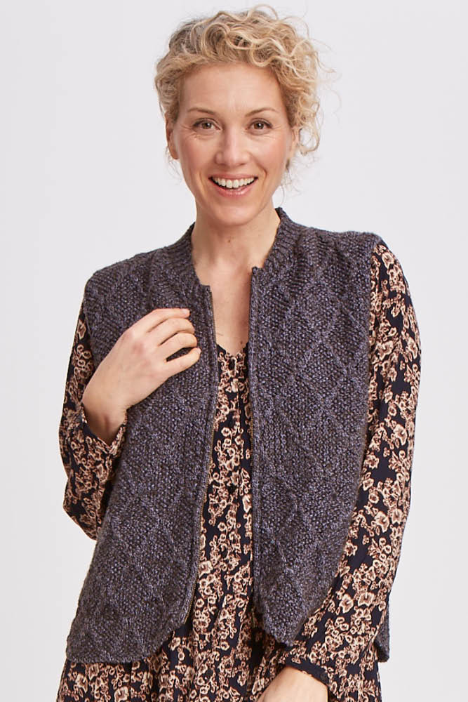 Veste sans manche yack merinos femme ymesf3
