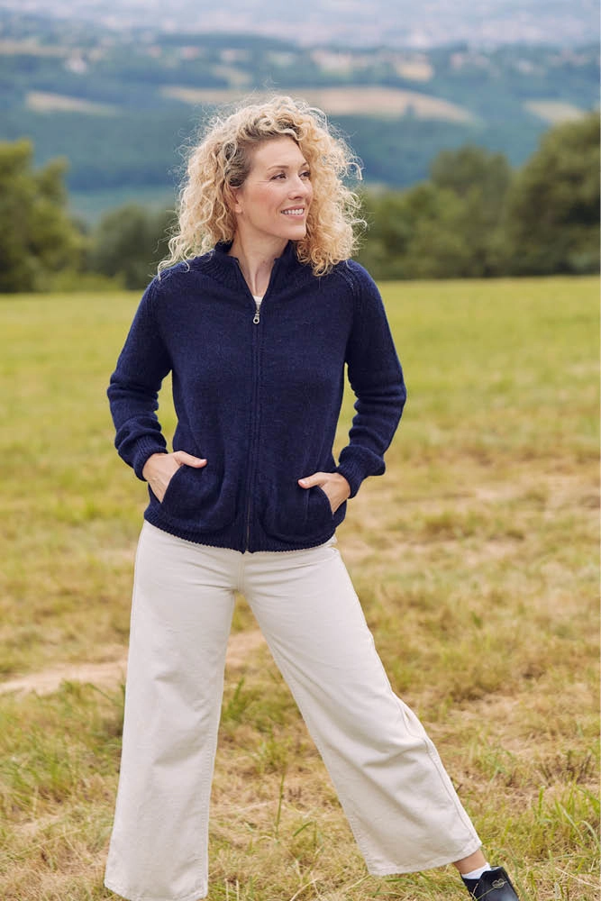 Veste zippe alpaga femme bamamv 2