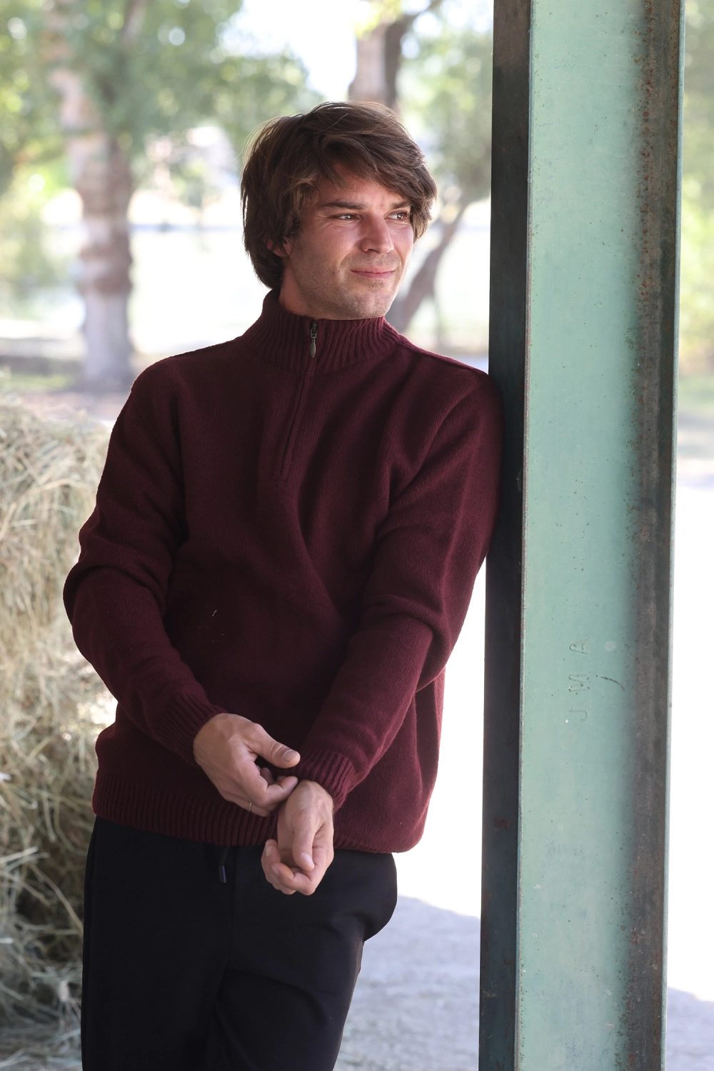 Veste zippée laine recyclee bobleo homme 2