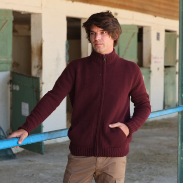 Gilet en laine recycl&eacute; pour homme L&eacute;o